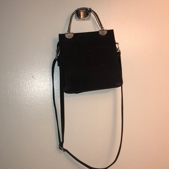 Brown  purse bag cute purse nylon with 2 handles - Picture 2 of 8